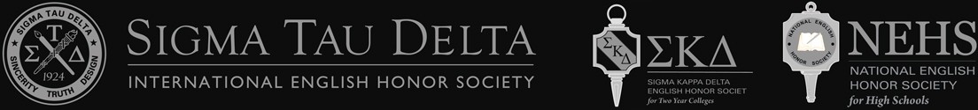 Sigma Tau Delta International English Honor Society, Sigma Kappa Delta, and NEHS